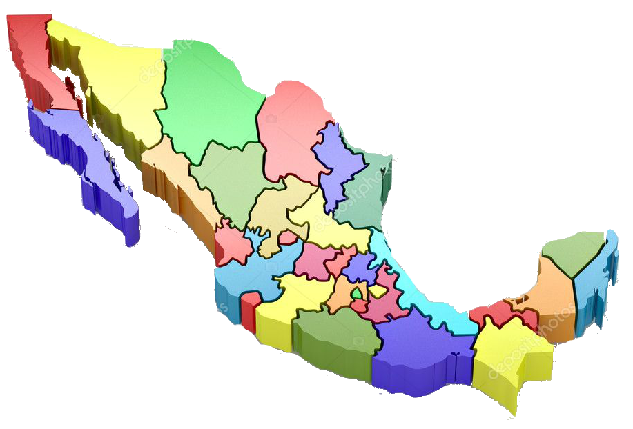 Mapa de la Republica Mexicana